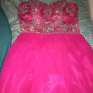 Beautiful fushia dress